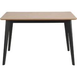 Skånska Möbelhuset Roxby Matbord 120 Cm - Ek/svart -Stolar affär 011826b983679c99b3efb586e0c1479418