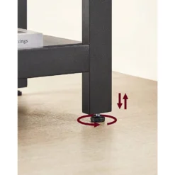 Skånska Möbelhuset Rami Hörnskrivbord 138/138 X 49 Cm - Gråbeige/svart -Stolar affär 02e03bb684982952e97e673cc063ce0ca4