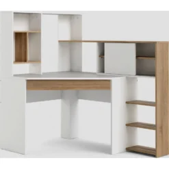 Skånska Möbelhuset Function Plus Skrivbord 138,4 X 101,6 X 141,1 Cm - Vit/ek
