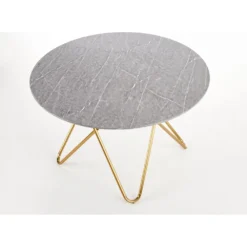 Skånska Möbelhuset Nocture Runt Matbord 120 Cm I Diameter - Grå Marmorfoliering/guld -Stolar affär 03c5ce19f78b4485b449a7e3d035ba07b1