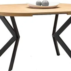 Skånska Möbelhuset Nastro Matbord 100-250 Cm - Ek/svart -Stolar affär 056d6e8c4439d6a5273b640d463ed87423