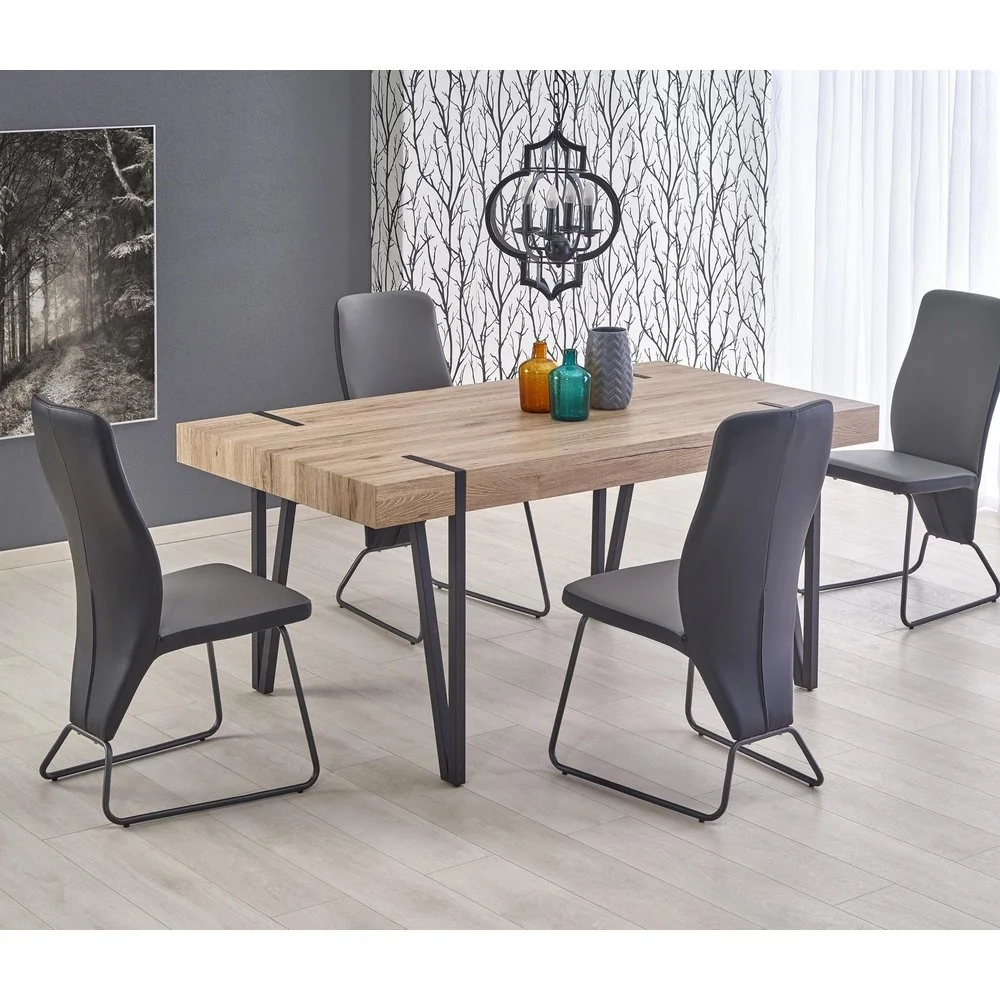 Skånska Möbelhuset Murphy Matbord 170 X 90 Cm - Ljus Ek/svart 5 Skånska Möbelhuset Murphy Matbord 170 X 90 Cm - Ljus Ek/svart - Bild 3