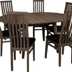 Skånska Möbelhuset Genova Runt Matbord 110-160 Cm - Brunoljad Ek -Stolar affär 05df8c7b11e4571bcb8709628b87f21c58