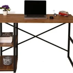 Skånska Möbelhuset Athena Skrivbord 120x65 Cm - Furu/svart -Stolar affär 07da61a0b5ec96aaa24892b4cbbcc8fae2