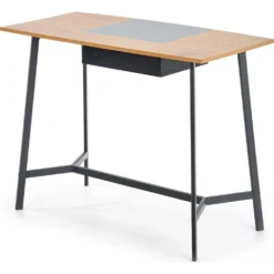 Skånska Möbelhuset Atribu Skrivbord 100x50 Cm - Ek/svart -Stolar affär 091e50d4123e40d5ec803e186dd76fe17f