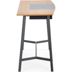 Skånska Möbelhuset Atribu Skrivbord 100x50 Cm - Ek/svart -Stolar affär 09548dd8234e3fafa2b15bc32cb878a77c