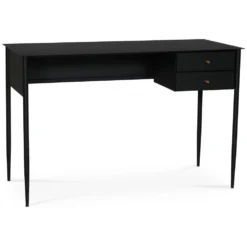 Skånska Möbelhuset Flash Skrivbord 120x50 Cm - Svart / Mässing -Stolar affär 0980df49f79d9c85a745ef673bfe49316d