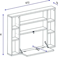 Skånska Möbelhuset Berry Skrivbord 97,2x19,5 Cm - Vit -Stolar affär 09a48756c04e6cafadb036ef0fbf543eb7