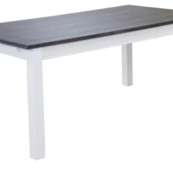 Skånska Möbelhuset Skagen Matbord 140 Cm - Vit/Brunbetsad Ek
