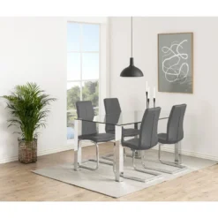 Skånska Möbelhuset Kante Matbord 140 Cm - Krom -Stolar affär 0b0f189d3dd9fcc2f17e8e9170fb03f69e