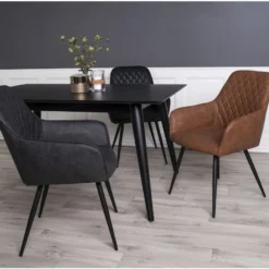 HOUSE NORDIC Harbo Matstol - Svart -Stolar affär 0bd8557263dbcd4f11fe5c4537c8f4a70d