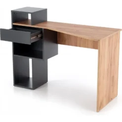 Skånska Möbelhuset Spurs Skrivbord 122x57 Cm - Ek/antracit -Stolar affär 0c6a7c556a68e330aac08f1dcacc85960a