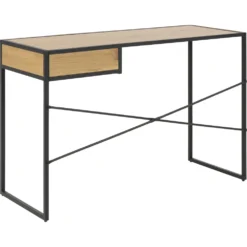Skånska Möbelhuset Seaford Skrivbord Med Låda 110x45 Cm - Ek/svart -Stolar affär 0ce05b52331b97d2849e4943a669078164