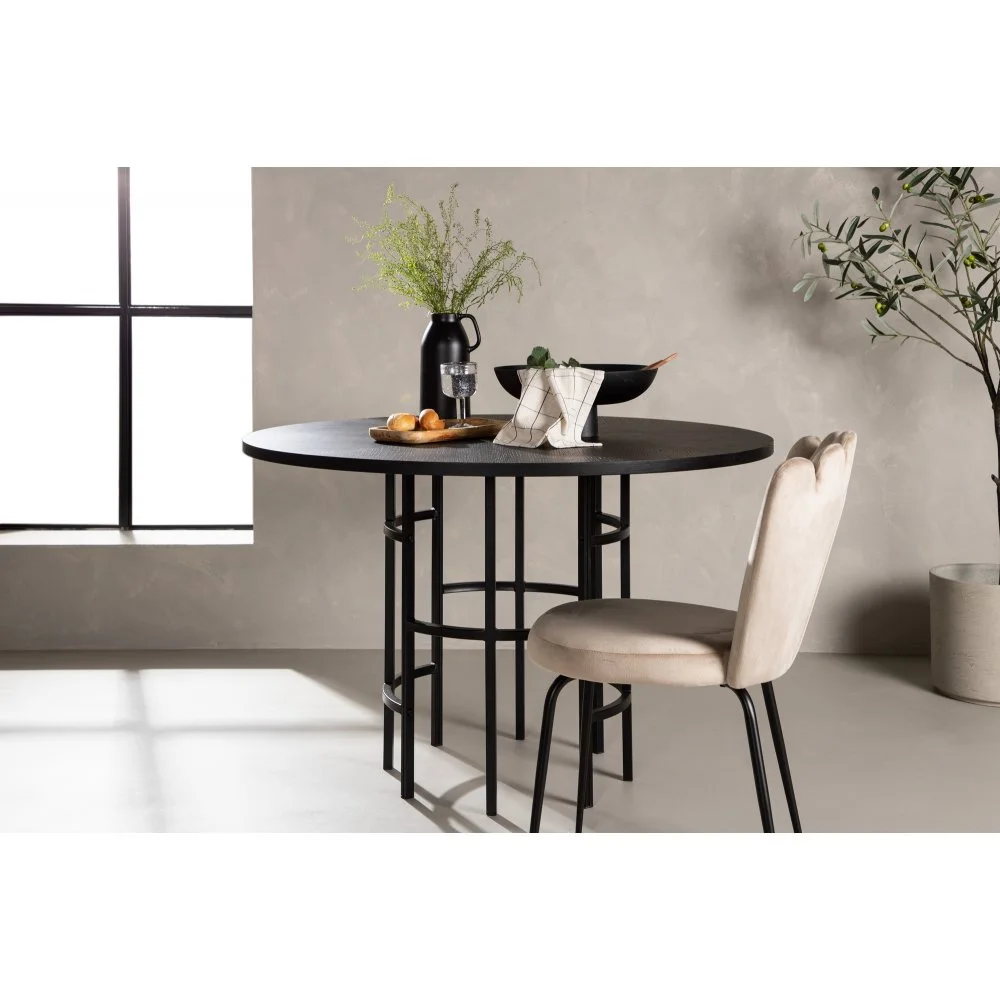 Skånska Möbelhuset Laholm Matbord Ø115 Cm - Svart 4 Skånska Möbelhuset Laholm Matbord Ø115 Cm - Svart - Bild 2
