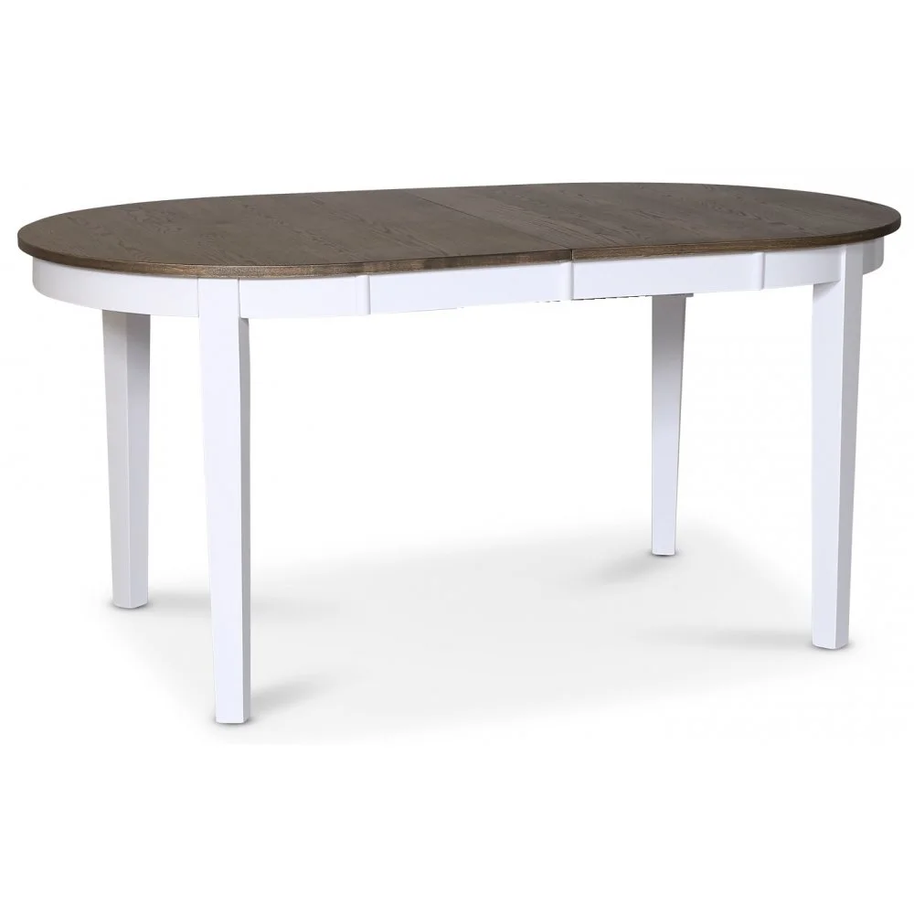 Skånska Möbelhuset Skagen Ovalt Matbord 160/210 X 90 Cm - Vit / Brunoljad Ek 5 Skånska Möbelhuset Skagen Ovalt Matbord 160/210 X 90 Cm - Vit / Brunoljad Ek - Bild 3