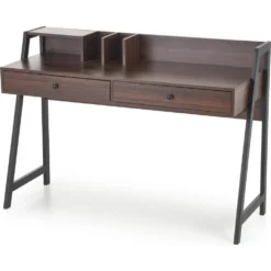 Skånska Möbelhuset Tavolin Skrivbord 128x48 Cm - Valnöt/svart -Stolar affär 0eb784846201258ccd77754a86acb433cc