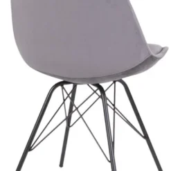 HOUSE NORDIC Oslo Matstol - Grå/svart -Stolar affär 1100fc2ead01f6938555970a0f9868df18