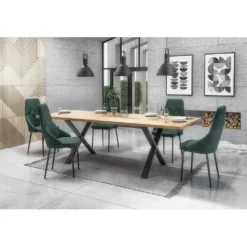 Skånska Möbelhuset Gambon Matbord Med Kryssben 140 Cm - Ekfaner/svart 6 Skånska Möbelhuset Gambon Matbord Med Kryssben 140 Cm - Ekfaner/svart -Stolar affär 111a260c616bcd5249806e7e3c707a018a