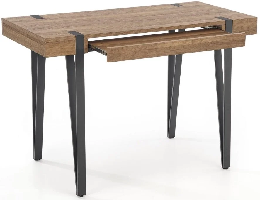 Skånska Möbelhuset Paul Skrivbord Med Förvaring 110x55 Cm - Valnöt/svart 5 Skånska Möbelhuset Paul Skrivbord Med Förvaring 110x55 Cm - Valnöt/svart - Bild 3