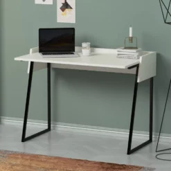 Skånska Möbelhuset Ron Skrivbord 103,6x56,8 Cm - Vit -Stolar affär 11a41c447120f9d557c74c40bbdbc98413