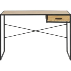 Skånska Möbelhuset Seaford Skrivbord Med Låda 110x45 Cm - Ek/svart -Stolar affär 13783a7d83d00d12a53a710d0bb4a5f4e6