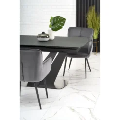 Skånska Möbelhuset Baritone Matbord 160-200 Cm - Grå -Stolar affär 15325de54530e8ca4ada4af611666f1ab5