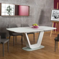 Skånska Möbelhuset Bumbi Matbord 140-200 Cm - Vit -Stolar affär 1660562187 4 1