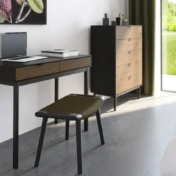 Skånska Möbelhuset Soma Skrivbord 100 X 51 Cm - Svart/espresso -Stolar affär 1669497432 3