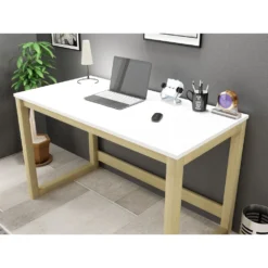 Skånska Möbelhuset Tone Skrivbord 120x60 Cm - Vit/furu -Stolar affär 16771e8f3f337a5867c30b241eda6147eb