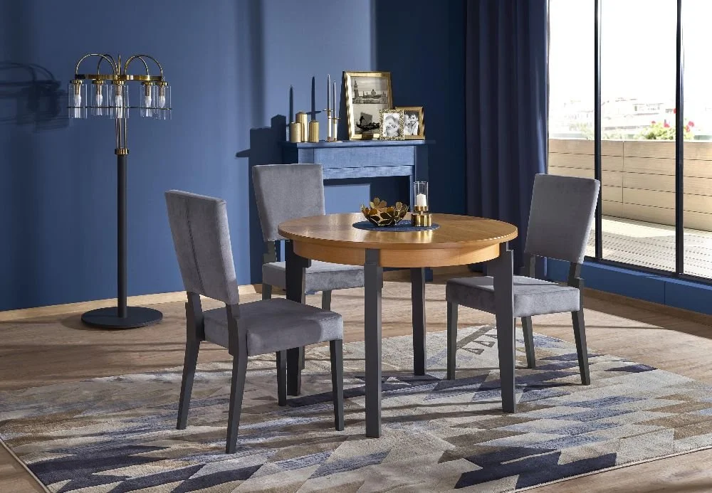 Skånska Möbelhuset Daly Runt Matbord 100-200 Cm - Oljad Ek/grafit 4 Skånska Möbelhuset Daly Runt Matbord 100-200 Cm - Oljad Ek/grafit - Bild 2