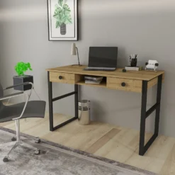 Skånska Möbelhuset Denver Skrivbord 120x60 Cm - Ek -Stolar affär 185cc43baeea2692eda6eafb8690c98890
