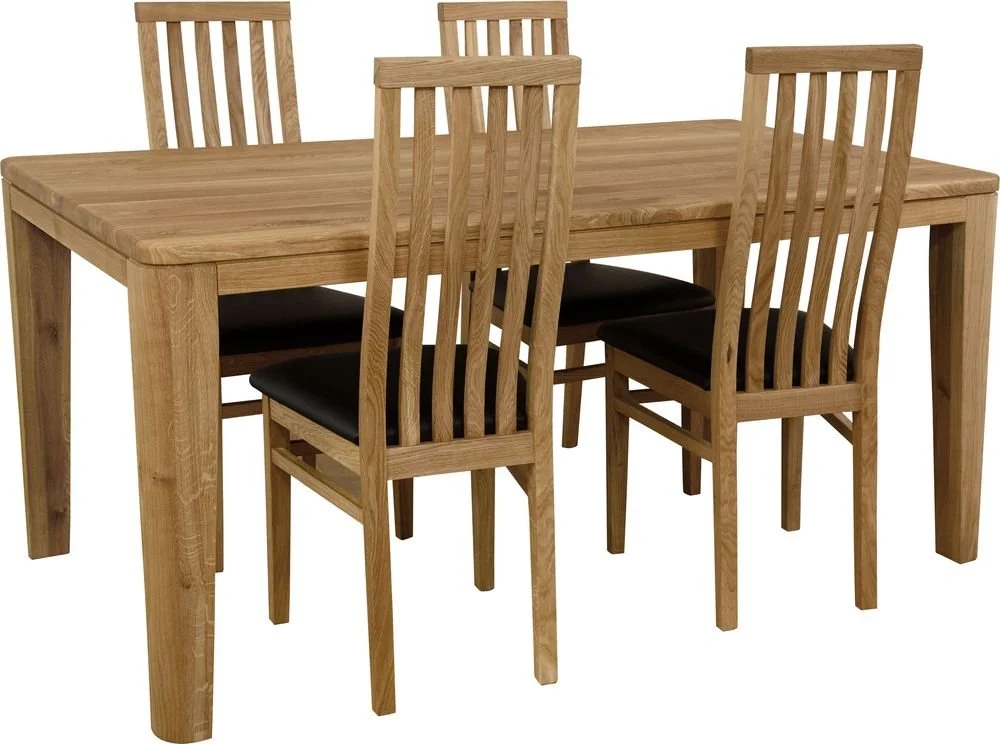 Skånska Möbelhuset Alaska Matbord 160x90 Cm - Oljad Ek 4 Skånska Möbelhuset Alaska Matbord 160x90 Cm - Oljad Ek - Bild 2