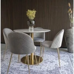 HOUSE NORDIC Bolzano Matbord - Marmorimitation/mässing - ø90 15 HOUSE NORDIC Bolzano Matbord - Marmorimitation/mässing - ø90 -Stolar affär 19c5b29689bef3601f337cfc0b2127e501