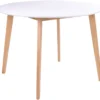 HOUSE NORDIC Vojens Matbord - Vit/natur - Ø105 -Stolar affär 1a71f6e0f47f9fe13824a984216123a0a3