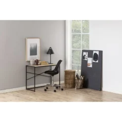 Skånska Möbelhuset Seaford Skrivbord 100 Cm - Sonoma Ek/svart 11 Skånska Möbelhuset Seaford Skrivbord 100 Cm - Sonoma Ek/svart -Stolar affär 1a91f20c16035a6e8a2c6fed97e85f422e