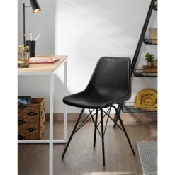 Skånska Möbelhuset Landi Skrivbord 120x60 Cm - Vit/ek -Stolar affär 1a99c9800565f868f0690e19cecea25e95