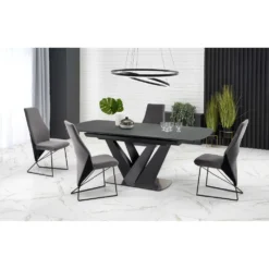 Skånska Möbelhuset Baritone Matbord 160-200 Cm - Grå -Stolar affär 1ac34d948ece68f04cc0691882fe48e24d