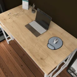 Skånska Möbelhuset Kennesaw Skrivbord 120 X 60 Cm - Vit/ek -Stolar affär 1b9fb21d3a74494f1001fd2addbd543a9a