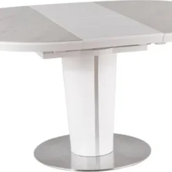 Skånska Möbelhuset Orbit Matbord 120-160 Cm - Vit Marmor