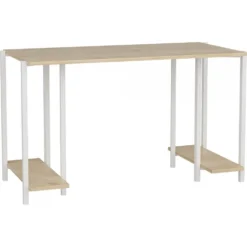 Skånska Möbelhuset Academy Skrivbord 125,2 X 60 Cm - Vit/ek