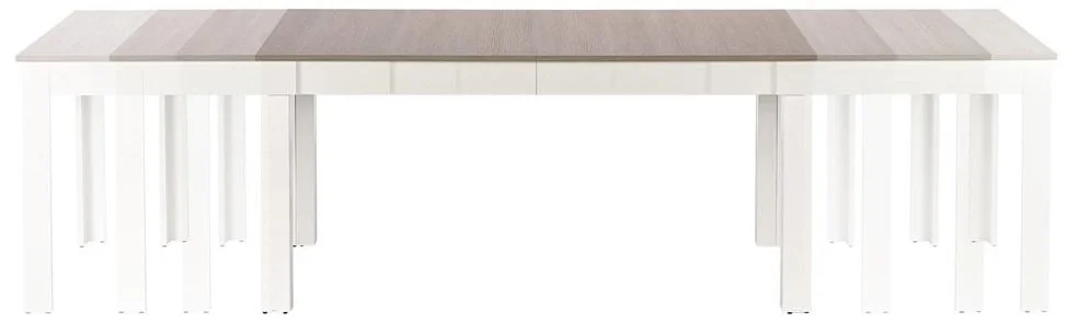 Skånska Möbelhuset Bråviken Matbord 160-300 Cm - Vit/ek 4 Skånska Möbelhuset Bråviken Matbord 160-300 Cm - Vit/ek - Bild 2