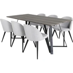 Skånska Möbelhuset Armada Matbord 180 Cm - Ek/svart -Stolar affär 1c32c42864e1743a7c6dd940a2366bb78d