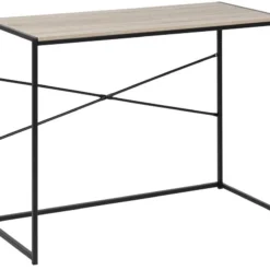 Skånska Möbelhuset Seaford Skrivbord 100 Cm - Sonoma Ek/svart