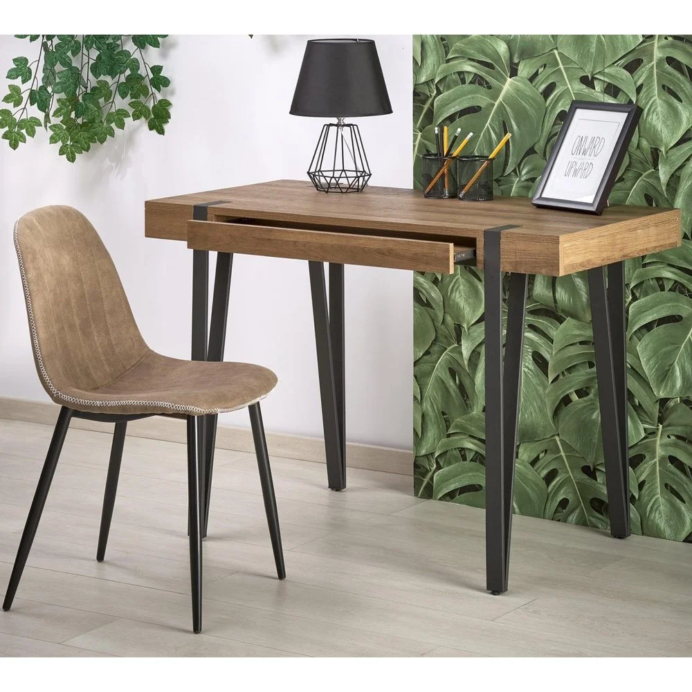 Skånska Möbelhuset Paul Skrivbord Med Förvaring 110x55 Cm - Valnöt/svart 8 Skånska Möbelhuset Paul Skrivbord Med Förvaring 110x55 Cm - Valnöt/svart - Bild 6