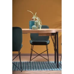 Skånska Möbelhuset Dante Matbord 100-300 - Ek/svart -Stolar affär 1e0cd62086bc0ec70da16dd84adff3c571