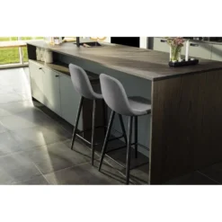 Skånska Möbelhuset Wilma Barstol 91 Cm - Ljusgrå/svart -Stolar affär 1ee2aa98ddd8237fb91487fc135a488b80