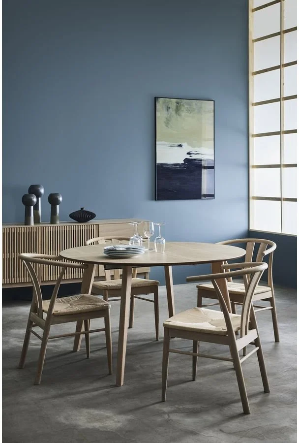 Skånska Möbelhuset Sagene Matbord 130 - Vitpigmenterad Ekfaner 4 Skånska Möbelhuset Sagene Matbord 130 - Vitpigmenterad Ekfaner - Bild 2