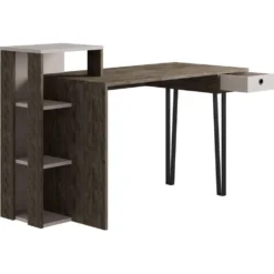 Skånska Möbelhuset Loyd Skrivbord 141x92 Cm - Brun/ljus Mocka -Stolar affär 1f959a236c9bd5feedd59ceb70229f9d2a