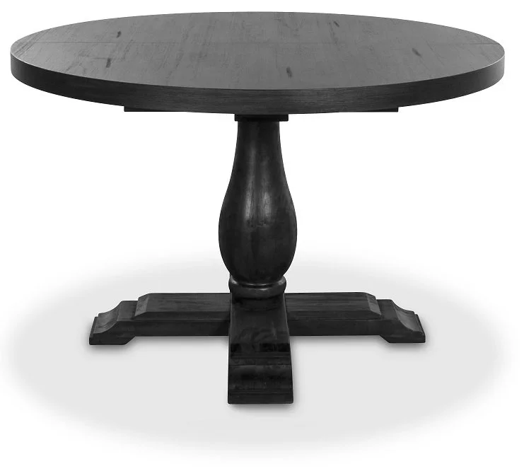 Skånska Möbelhuset Lamier Runt Förlängningsbart Matbord 120-170 Cm I Diameter - Svart 3 Skånska Möbelhuset Lamier Runt Förlängningsbart Matbord 120-170 Cm I Diameter - Svart