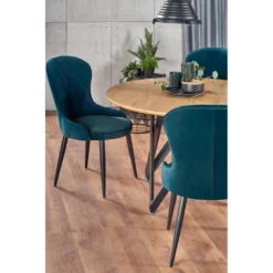 Skånska Möbelhuset Metical Matbord 120 Cm - Ek/svart -Stolar affär 21ab5e863a595dd2ca75257fbb4e2c48f3